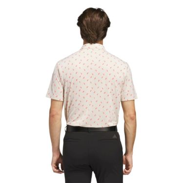 アディダス adidas　メンズ メッシュ総柄 半袖 ポロシャツ KUH65　2025年モデル 詳細3