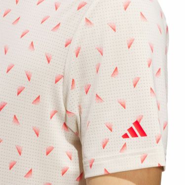 アディダス adidas　メンズ メッシュ総柄 半袖 ポロシャツ KUH65　2025年モデル 詳細4