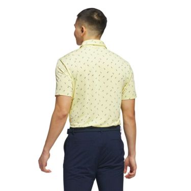 アディダス adidas　メンズ メッシュ総柄 半袖 ポロシャツ KUH65　2025年モデル 詳細9