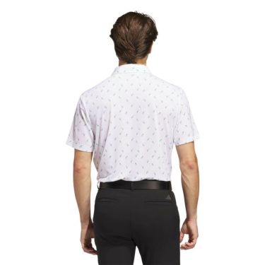 アディダス adidas　メンズ メッシュ総柄 半袖 ポロシャツ KUH65　2025年モデル 詳細18