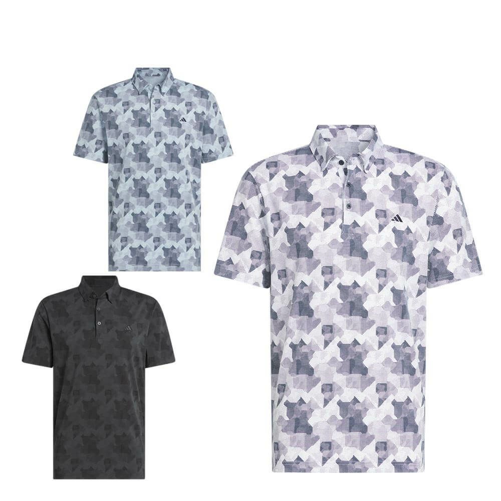 アディダス adidas　メンズ ビヨンド ザ コース グラデーショングラフィック 半袖 ポロシャツ KUH74　2025年モデル 詳細1