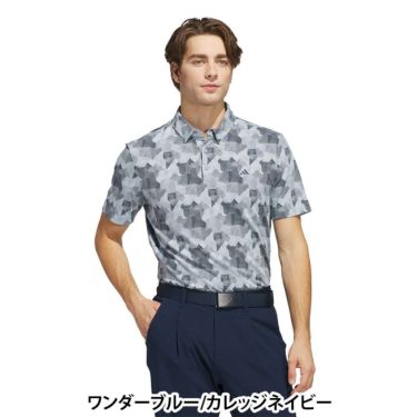 アディダス adidas　メンズ ビヨンド ザ コース グラデーショングラフィック 半袖 ポロシャツ KUH74　2025年モデル 詳細7