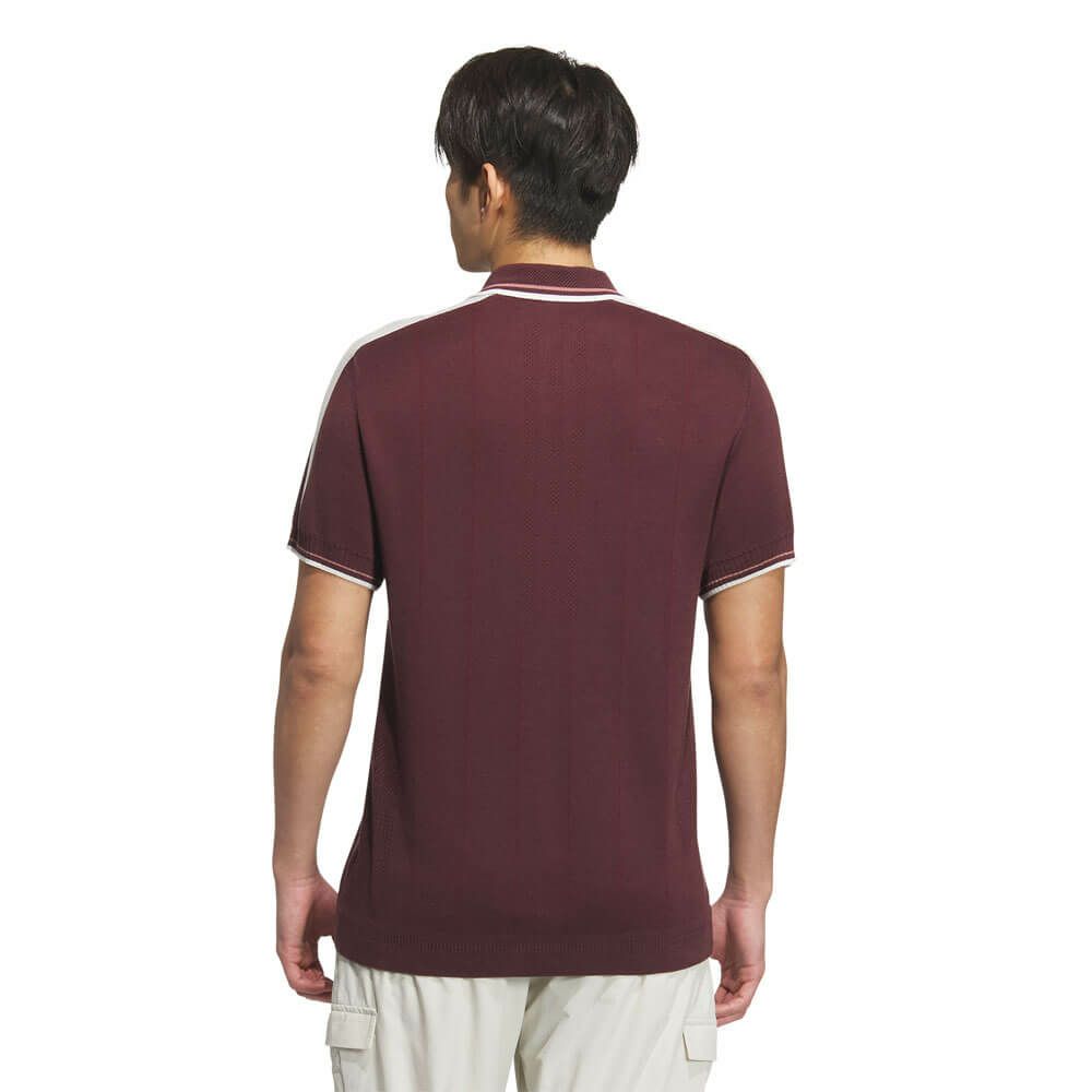 アディダス adidas　メンズ ビヨンド ザ コース ルーズフィット ニット半袖 ポロシャツ KUK52　2025年モデル 詳細4