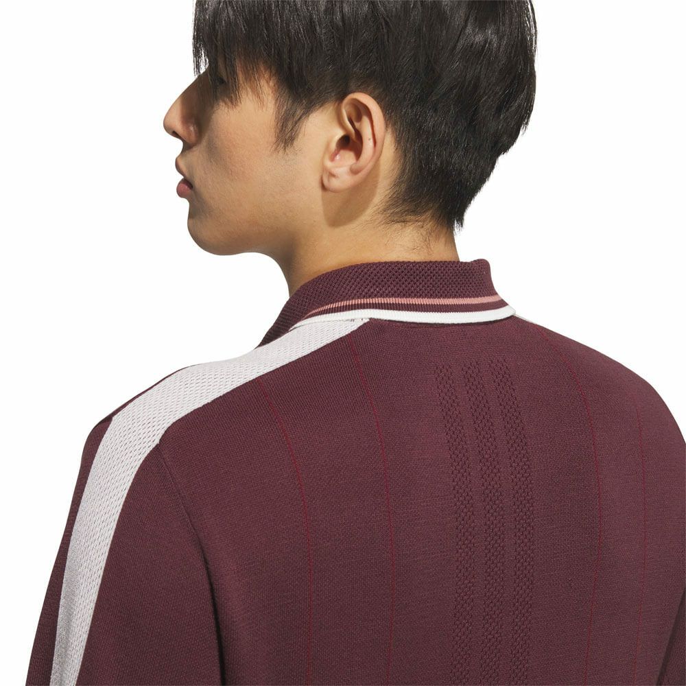 アディダス adidas　メンズ ビヨンド ザ コース ルーズフィット ニット半袖 ポロシャツ KUK52　2025年モデル 詳細7