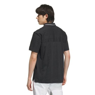 アディダス adidas　メンズ ビヨンド ザ コース ジャガード BOSロゴ 半袖 ポロシャツ KUK57　2025年モデル 詳細8