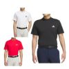 アディダス adidas　メンズ スリーストライプス 半袖 モックネックシャツ KVH10　2025年モデル