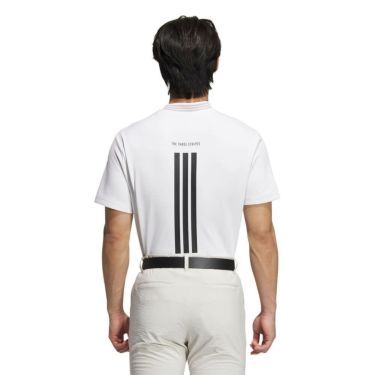 アディダス adidas　メンズ スリーストライプス 半袖 モックネックシャツ KVH10　2025年モデル 詳細8