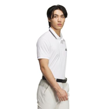 アディダス adidas　メンズ ワンポイントロゴ UVケア付き 半袖 ポロシャツ KVH14　2025年モデル 詳細4
