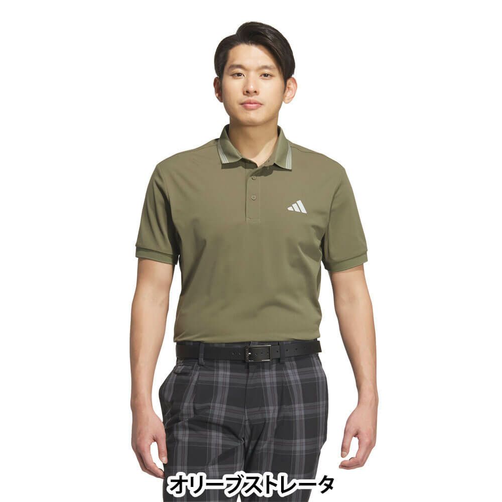 アディダス adidas　メンズ ワンポイントロゴ UVケア付き 半袖 ポロシャツ KVH14　2025年モデル 詳細12