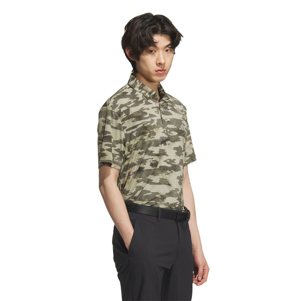 アディダス adidas　メンズ カモフラージュ柄 半袖 ポロシャツ KVH24　2025年モデル 詳細4