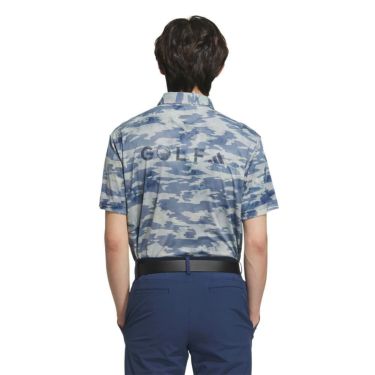 アディダス adidas　メンズ カモフラージュ柄 半袖 ポロシャツ KVH24　2025年モデル 詳細8