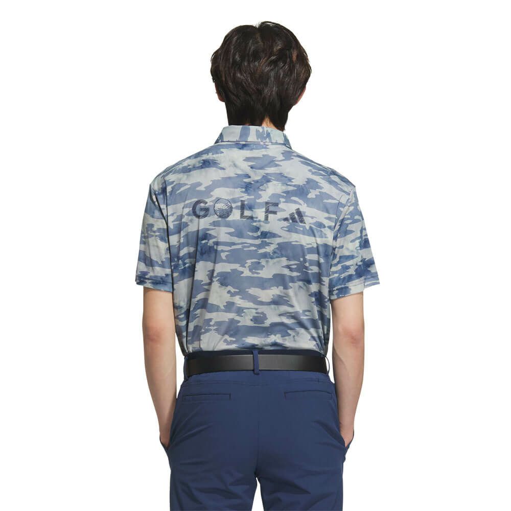 アディダス adidas　メンズ カモフラージュ柄 半袖 ポロシャツ KVH24　2025年モデル 詳細8