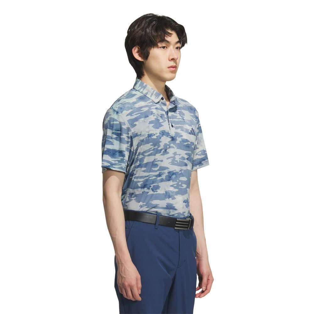 アディダス adidas　メンズ カモフラージュ柄 半袖 ポロシャツ KVH24　2025年モデル 詳細9