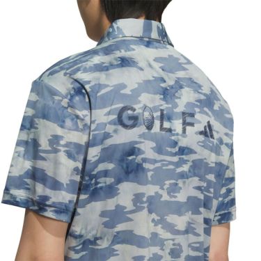 アディダス adidas　メンズ カモフラージュ柄 半袖 ポロシャツ KVH24　2025年モデル 詳細11