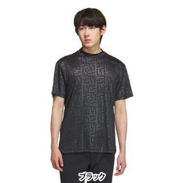 アディダス adidas　メンズ BOSロゴ柄デボス 半袖 モックネックシャツ KVH25　2025年モデル 詳細7