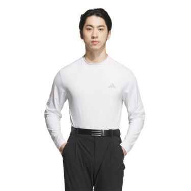 アディダス adidas　メンズ ロゴプリント 半袖 ジップシャツ & 長袖 モックネックシャツ KVH26　2025年モデル 詳細6