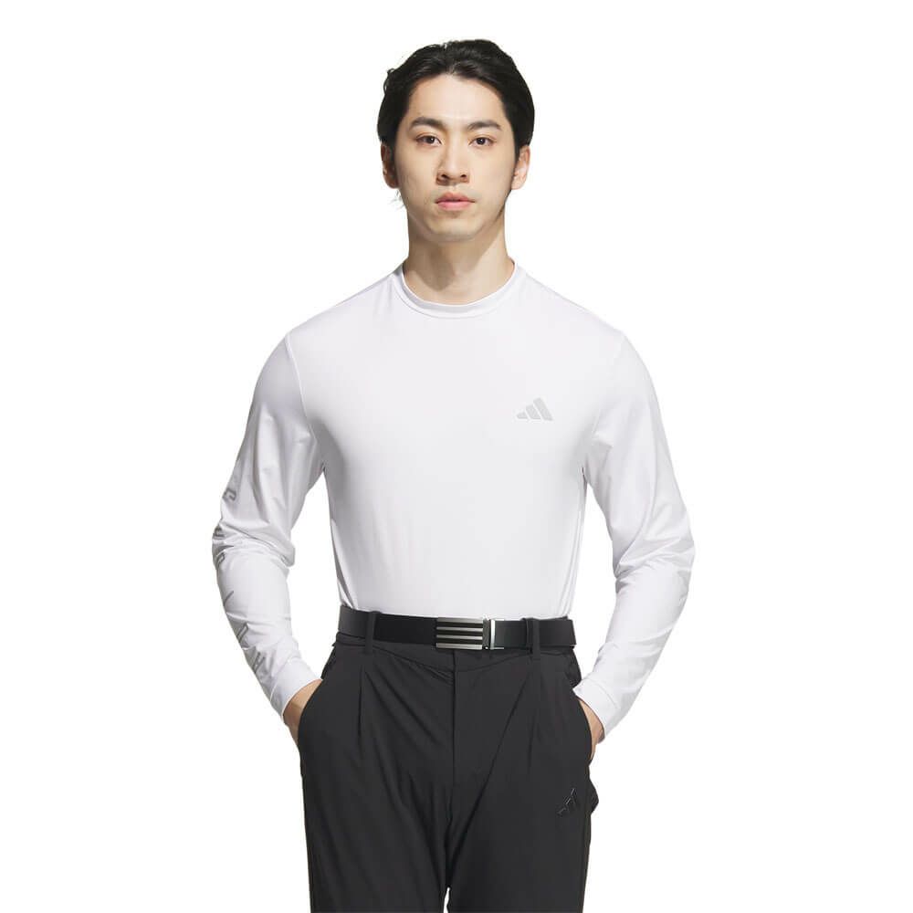 アディダス adidas　メンズ ロゴプリント 半袖 ジップシャツ & 長袖 モックネックシャツ KVH26　2025年モデル 詳細6