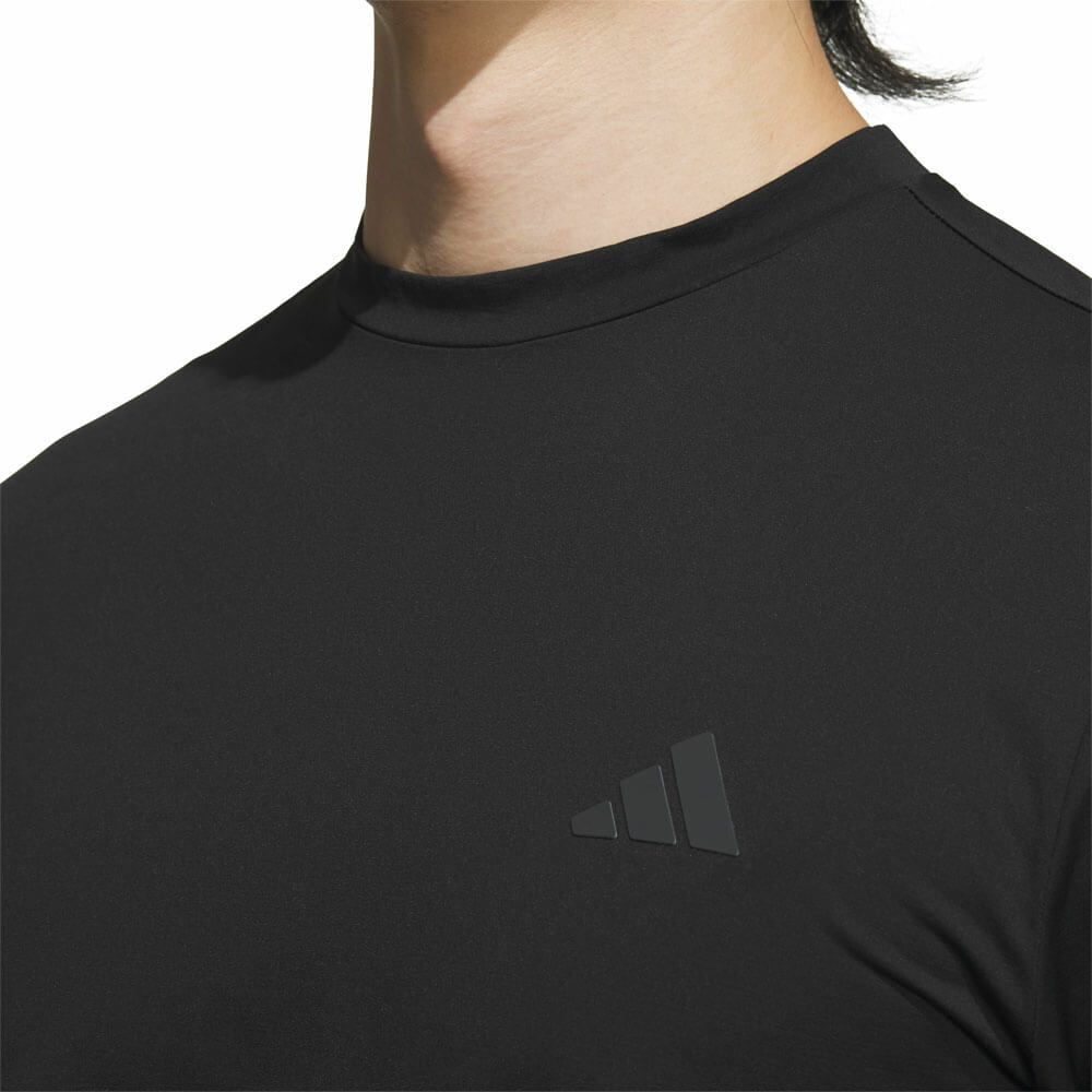 アディダス adidas　メンズ ロゴプリント 半袖 ジップシャツ & 長袖 モックネックシャツ KVH26　2025年モデル 詳細10