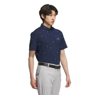 アディダス adidas　メンズ モノグラム 半袖 ポロシャツ KVH28　2025年モデル 詳細9