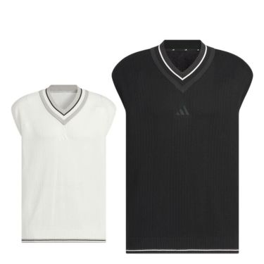 アディダス adidas　 ビヨンド ザ コース ルーズフィット ニットベスト KTN38　2025年モデル 詳細1