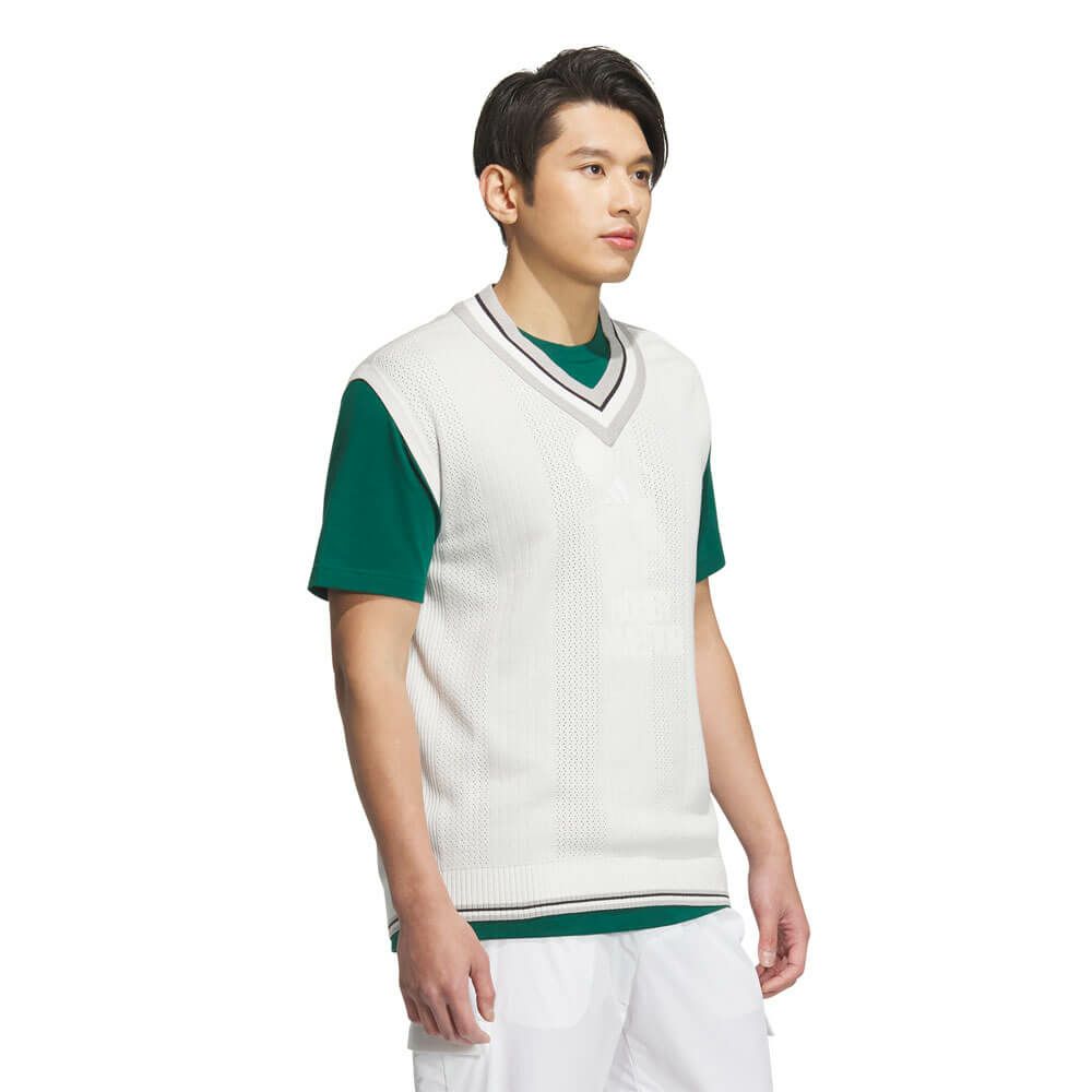 アディダス adidas　 ビヨンド ザ コース ルーズフィット ニットベスト KTN38　2025年モデル 詳細4