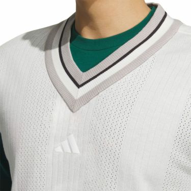 アディダス adidas　 ビヨンド ザ コース ルーズフィット ニットベスト KTN38　2025年モデル 詳細5