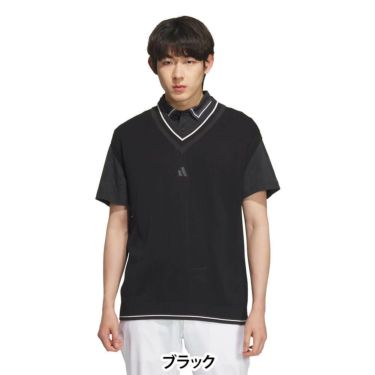 アディダス adidas　 ビヨンド ザ コース ルーズフィット ニットベスト KTN38　2025年モデル 詳細7