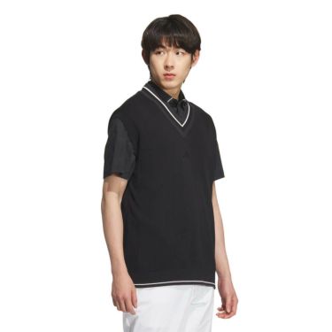 アディダス adidas　 ビヨンド ザ コース ルーズフィット ニットベスト KTN38　2025年モデル 詳細9