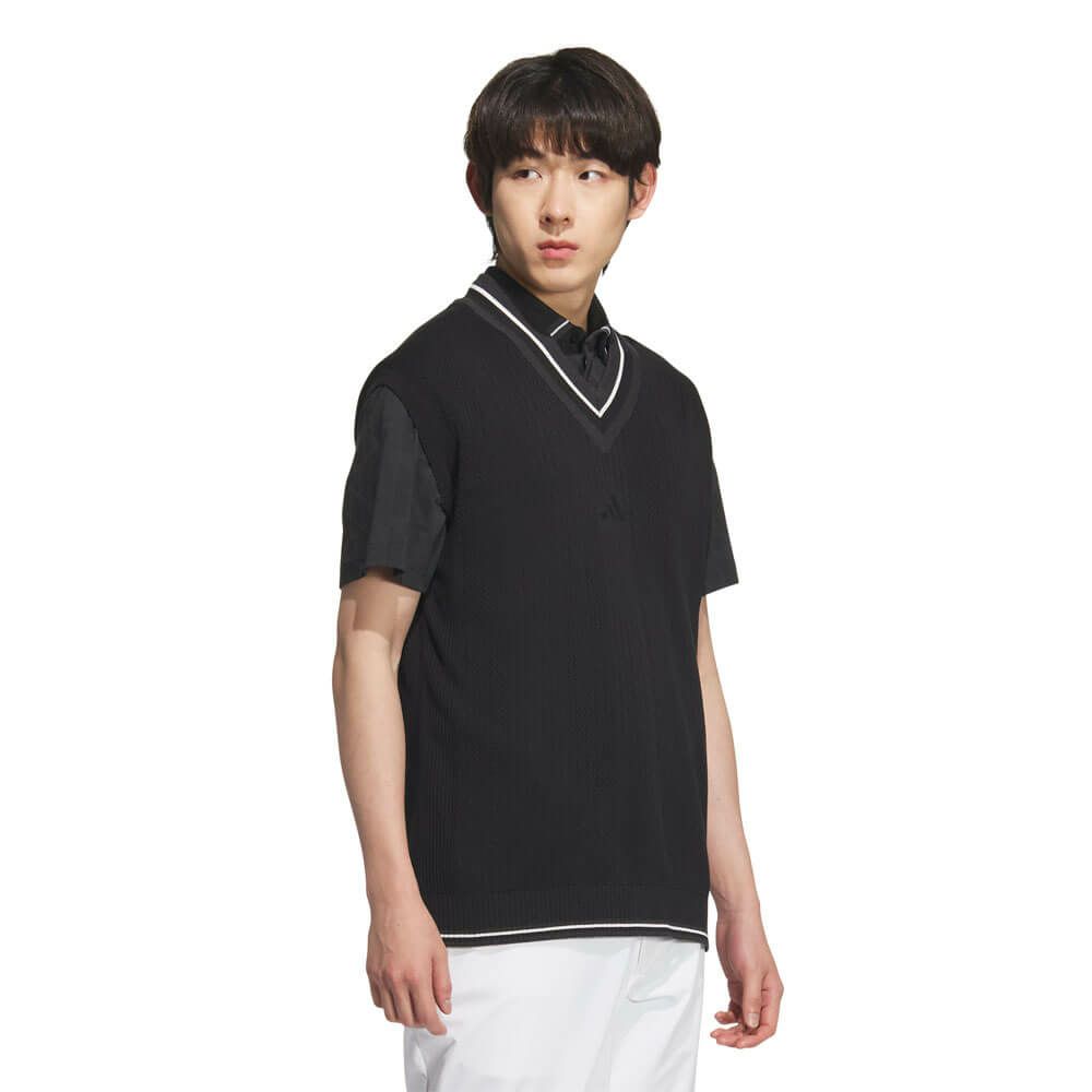 アディダス adidas　 ビヨンド ザ コース ルーズフィット ニットベスト KTN38　2025年モデル 詳細9