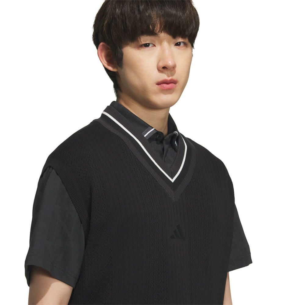 アディダス adidas　 ビヨンド ザ コース ルーズフィット ニットベスト KTN38　2025年モデル 詳細11