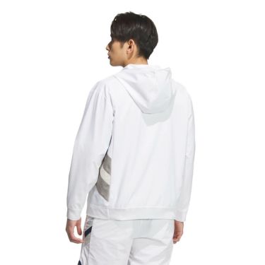 アディダス adidas　ビヨンド ザ コース 撥水 リップストップ ハーフジップ 長袖 フーディー KTN41　2025年モデル 詳細3