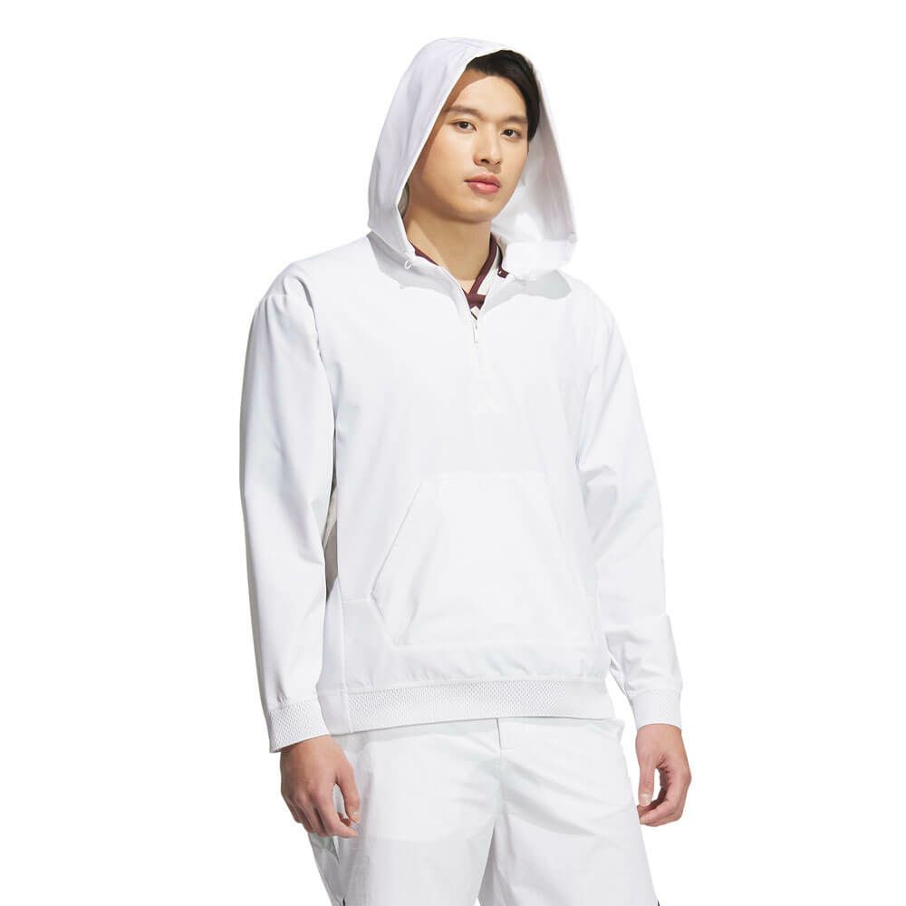 アディダス adidas　ビヨンド ザ コース 撥水 リップストップ ハーフジップ 長袖 フーディー KTN41　2025年モデル 詳細4