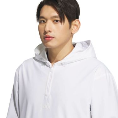 アディダス adidas　ビヨンド ザ コース 撥水 リップストップ ハーフジップ 長袖 フーディー KTN41　2025年モデル 詳細5