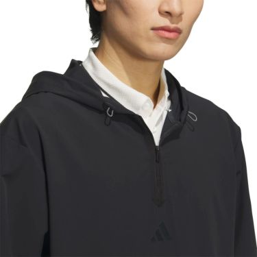 アディダス adidas　ビヨンド ザ コース 撥水 リップストップ ハーフジップ 長袖 フーディー KTN41　2025年モデル 詳細10