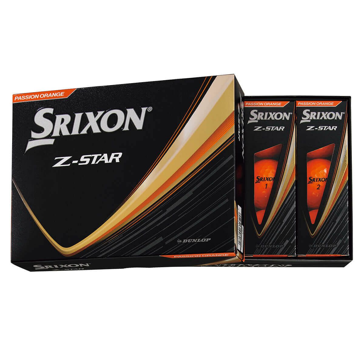 スリクソン Z-STAR 2025年モデル ゴルフボール プレミアムパッションオレンジ　1ダース（12球入り） 詳細2