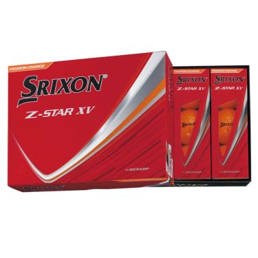 スリクソン Z-STAR XV 2025年モデル ゴルフボール プレミアムパッションオレンジ　1ダース（12球入り） 詳細2