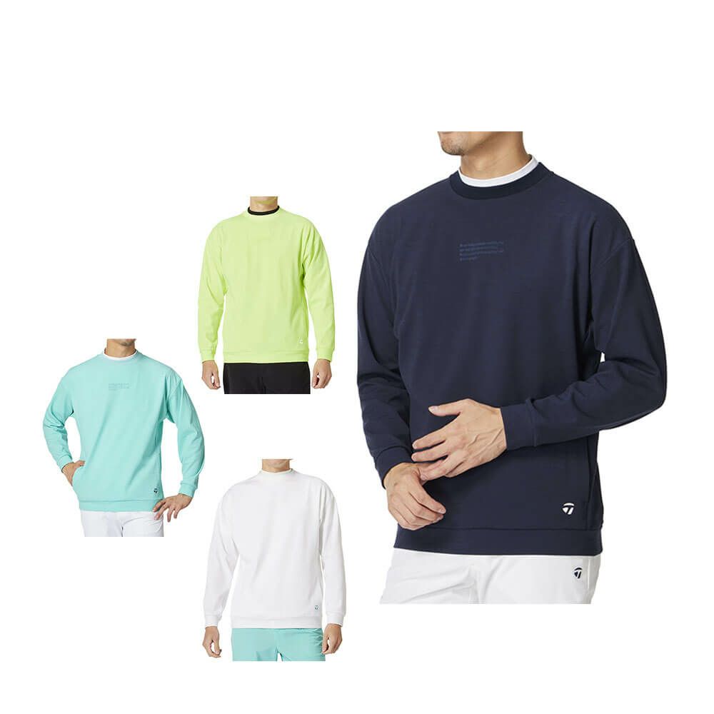 テーラーメイド TaylorMade　メンズ バックロゴクルー スウェット UN610　2025年モデル 詳細1