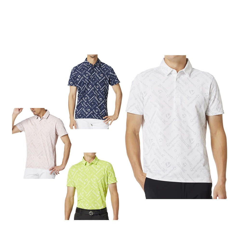 テーラーメイド TaylorMade　メンズ ロゴグラフィック 半袖 ポロシャツ UN617　2025年モデル 詳細1