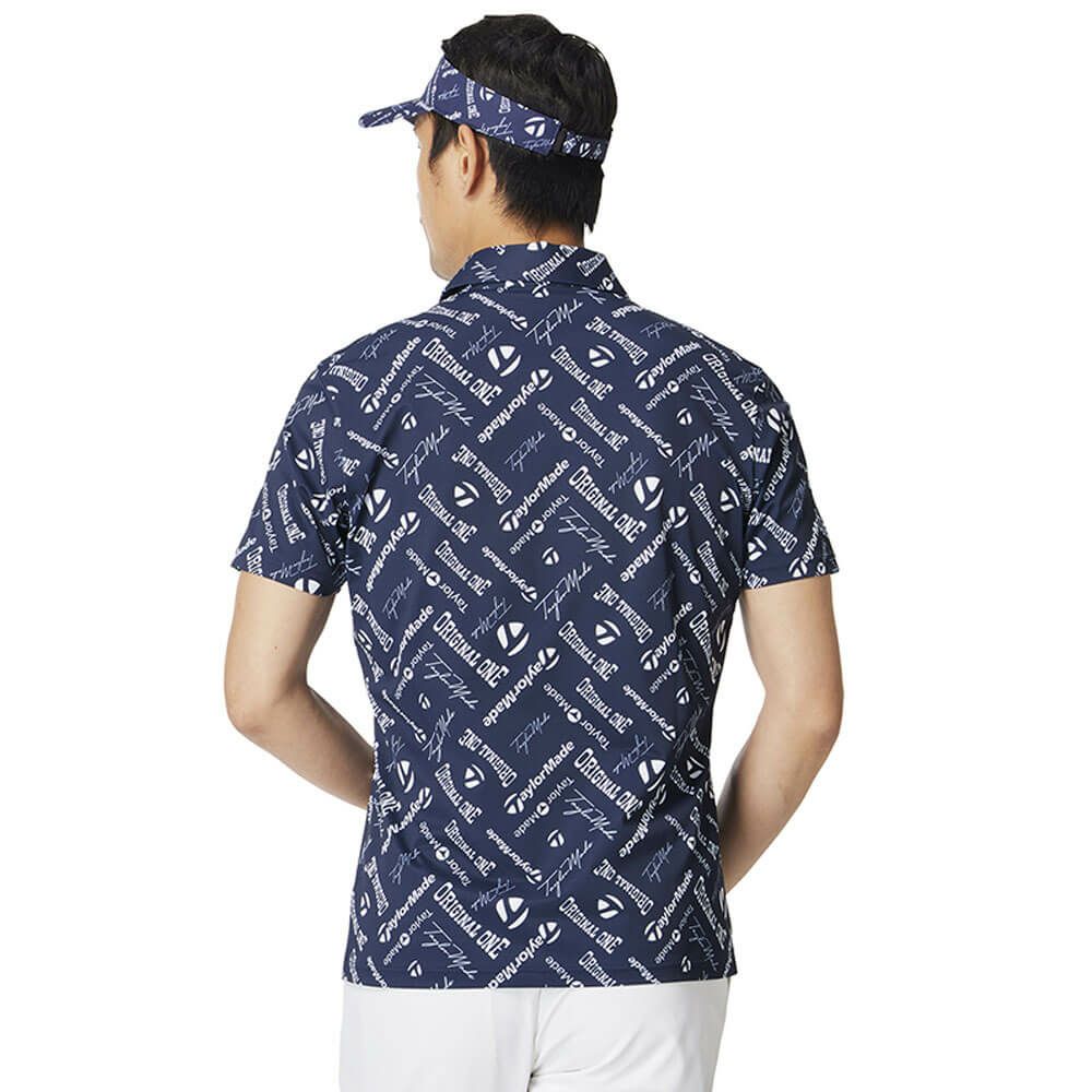 テーラーメイド TaylorMade　メンズ ロゴグラフィック 半袖 ポロシャツ UN617　2025年モデル 詳細3