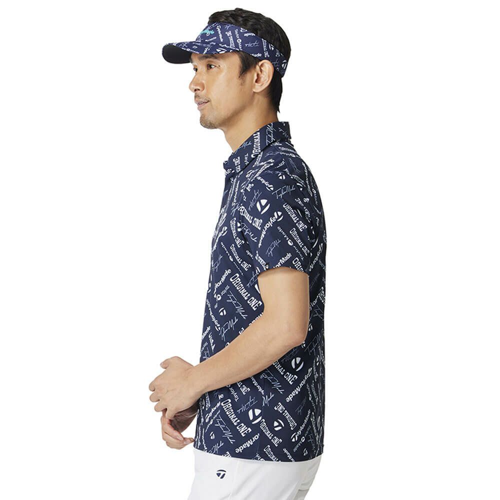 テーラーメイド TaylorMade　メンズ ロゴグラフィック 半袖 ポロシャツ UN617　2025年モデル 詳細4