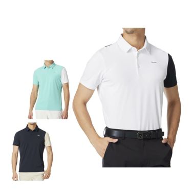 テーラーメイド TaylorMade　メンズ ダイアゴナルブロック 半袖 ポロシャツ UN618　2025年モデル 詳細1