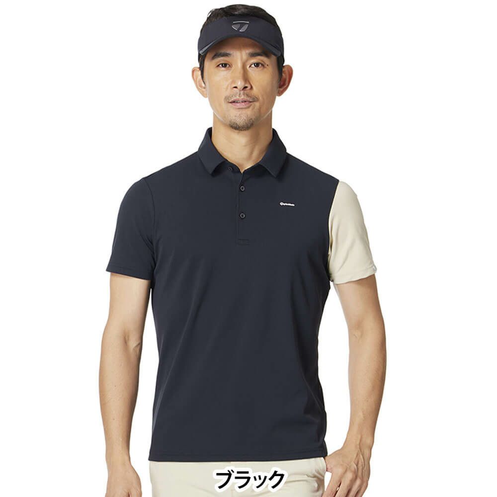 テーラーメイド TaylorMade　メンズ ダイアゴナルブロック 半袖 ポロシャツ UN618　2025年モデル 詳細2