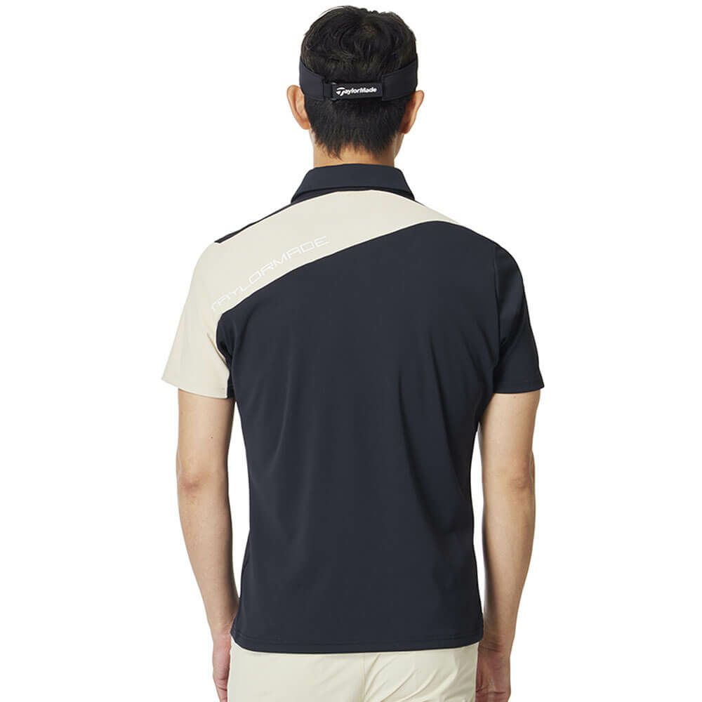 テーラーメイド TaylorMade　メンズ ダイアゴナルブロック 半袖 ポロシャツ UN618　2025年モデル 詳細3