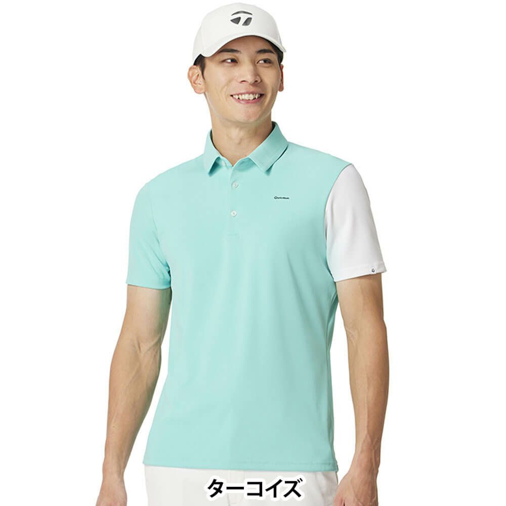 テーラーメイド TaylorMade　メンズ ダイアゴナルブロック 半袖 ポロシャツ UN618　2025年モデル 詳細8