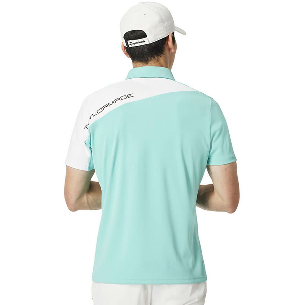 テーラーメイド TaylorMade　メンズ ダイアゴナルブロック 半袖 ポロシャツ UN618　2025年モデル 詳細9