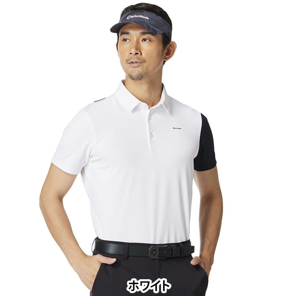 テーラーメイド TaylorMade　メンズ ダイアゴナルブロック 半袖 ポロシャツ UN618　2025年モデル 詳細14