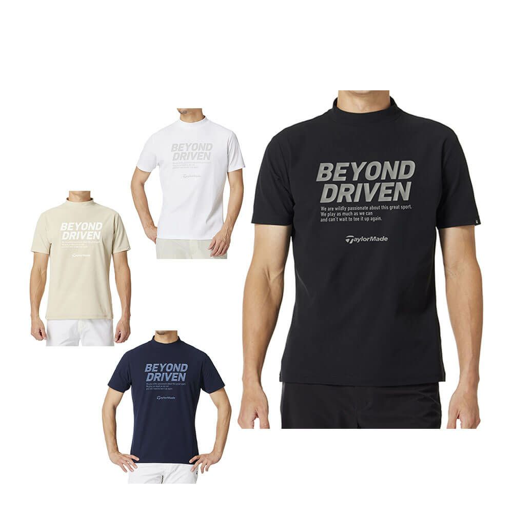 テーラーメイド TaylorMade　メンズ ゴルフティミスティック 半袖 モックネック シャツ UN621　2025年モデル 詳細1