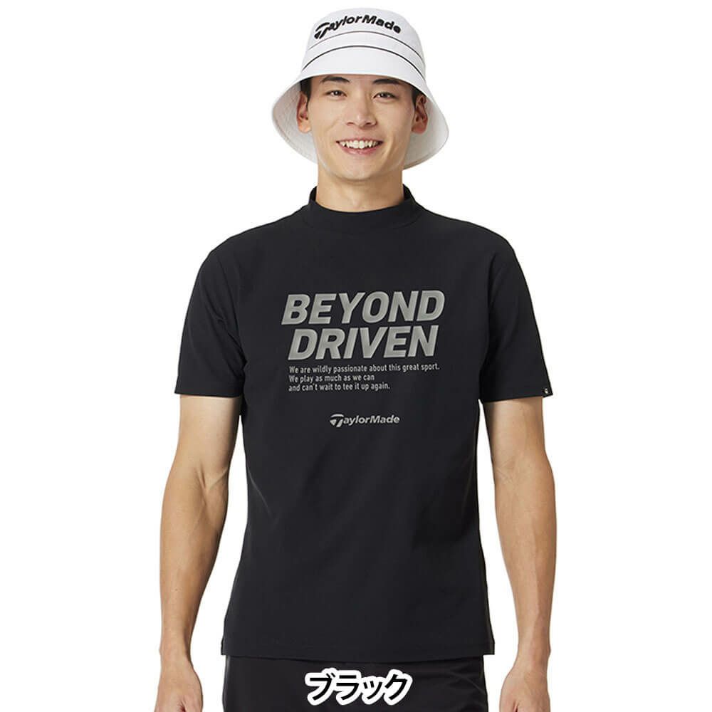 テーラーメイド TaylorMade　メンズ ゴルフティミスティック 半袖 モックネック シャツ UN621　2025年モデル 詳細2