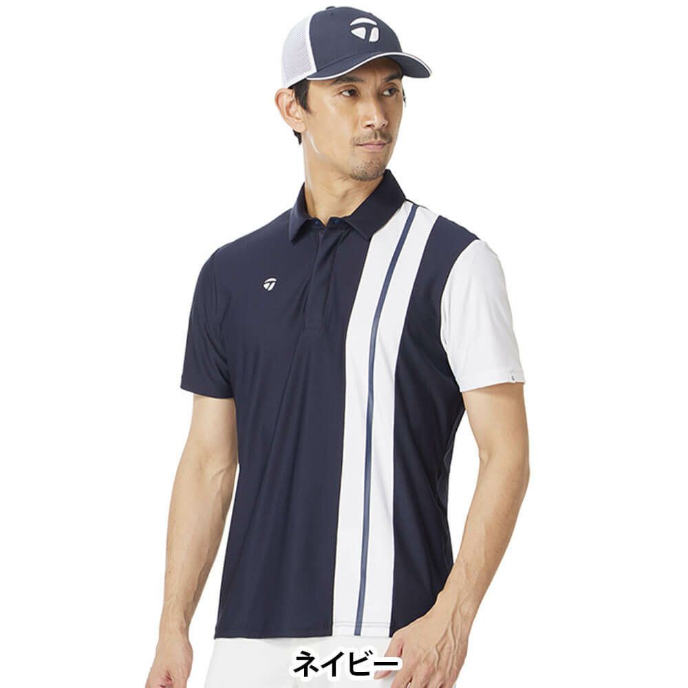 テーラーメイド TaylorMade　メンズ カラーブロック 半袖 ポロシャツ UN631　2025年モデル 詳細2