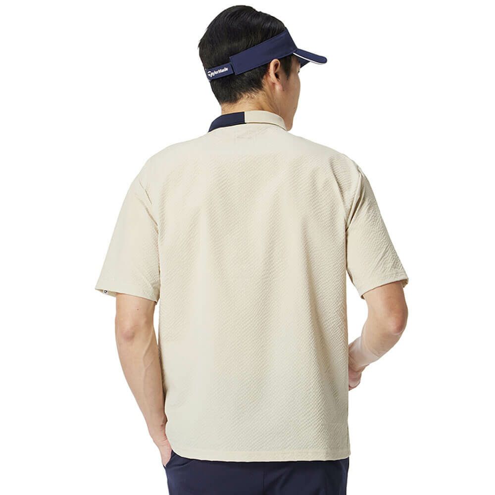 テーラーメイド TaylorMade　メンズ シアサッカー 半袖 ポロシャツ UN633　2025年モデル 詳細3